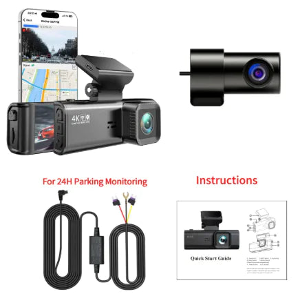 4K GPS Dash Camera