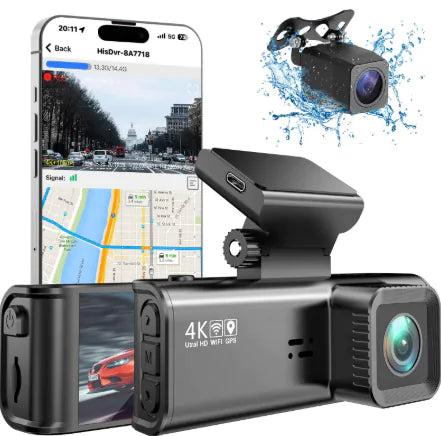 4K GPS Dash Camera