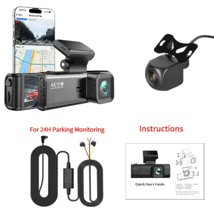 4K GPS Dash Camera
