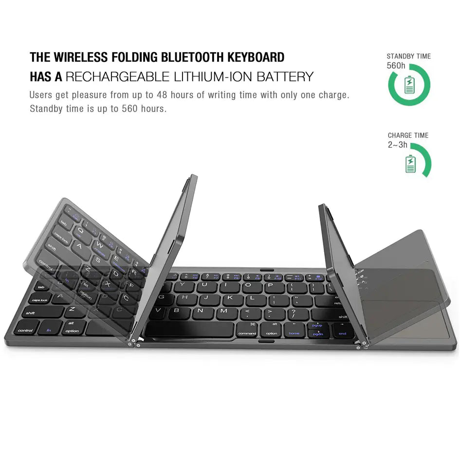 Mini Wireless Bluetooth Folding Keyboard BO33