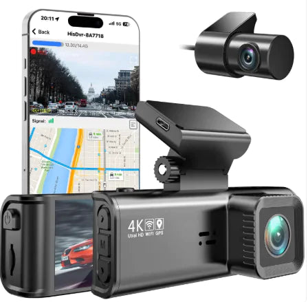 4K GPS Dash Camera